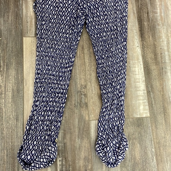 ANTHROPOLOGIE Lilka Blue Geometric Print Sleeveless Jumpsuit With Pockets - Picture 7 of 8